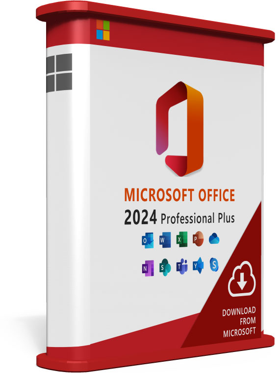 Office 2024 Licentie software box.