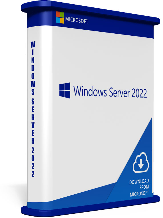Windows Server 2022 licentie software box.