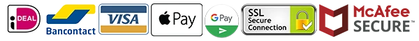 Betaal veilig met iDEAL, Bancontact, creditcard of PayPal
