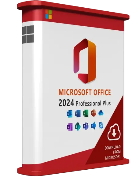 Office 2024 Professional Plus software box