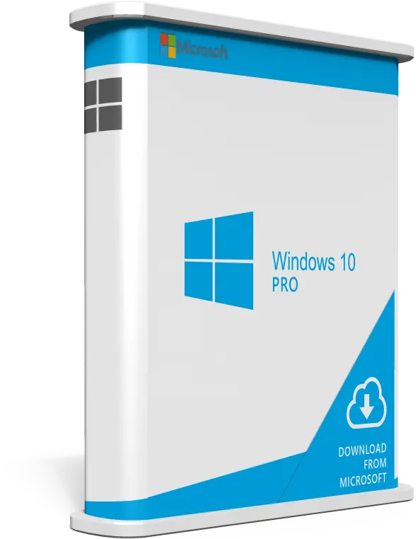 Windows 10 Pro software box